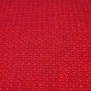 Vibrant Red Textured Fabric Table Cloth
